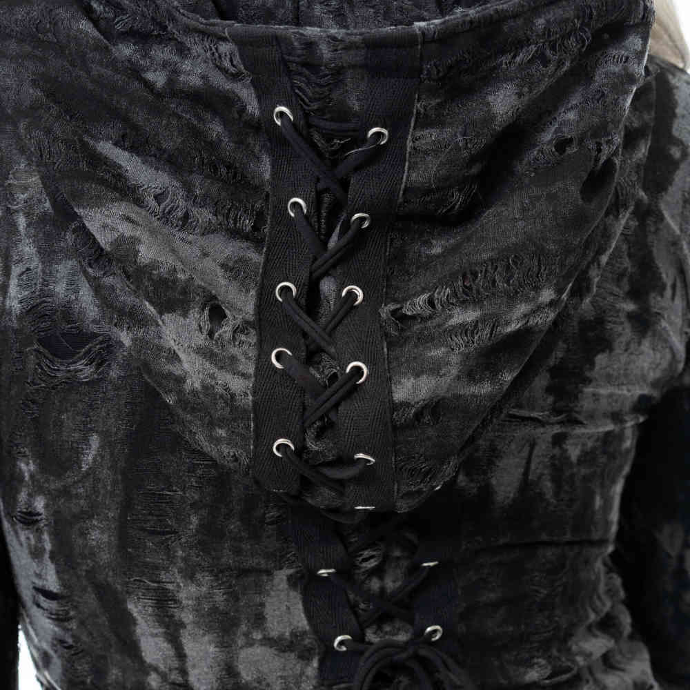 Heartless - Ghoul Longue cardigan - Noir/Gris